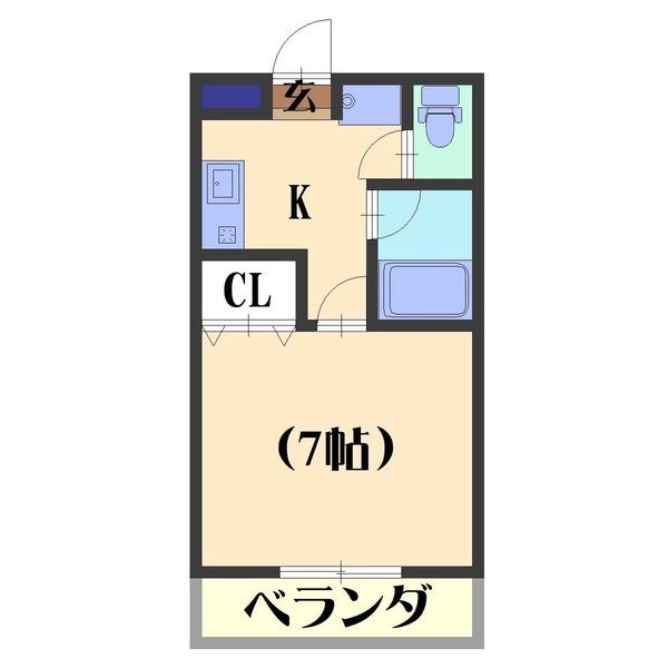 エトワールクレールⅠ（303） 間取り図画像