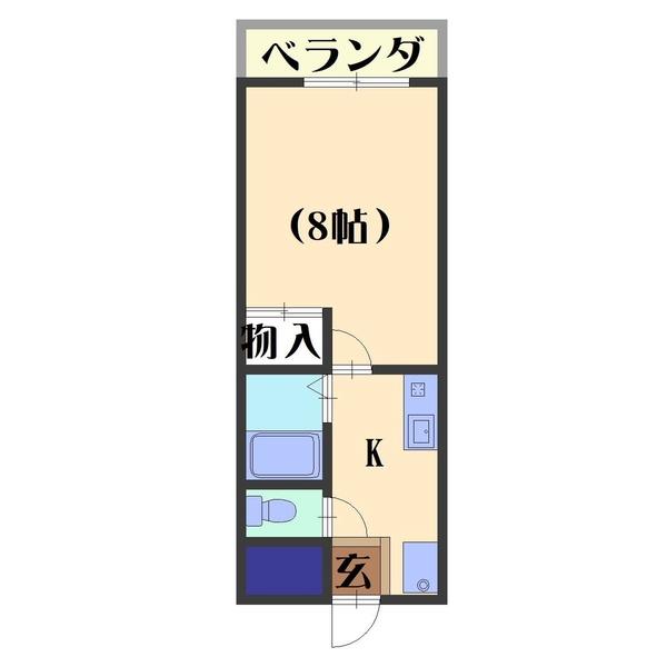 フレンドシップ（302） 間取り図画像