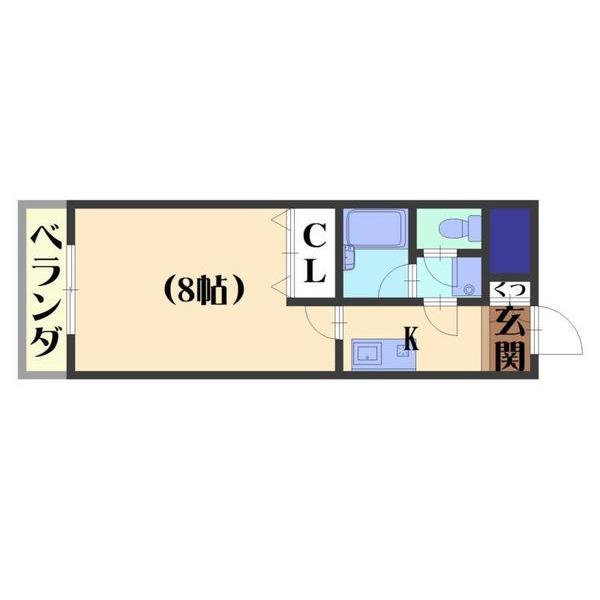 カーサ・ヴェルディ（410） 間取り図画像
