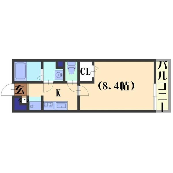 リブリ・長岡京（203） 間取り図画像