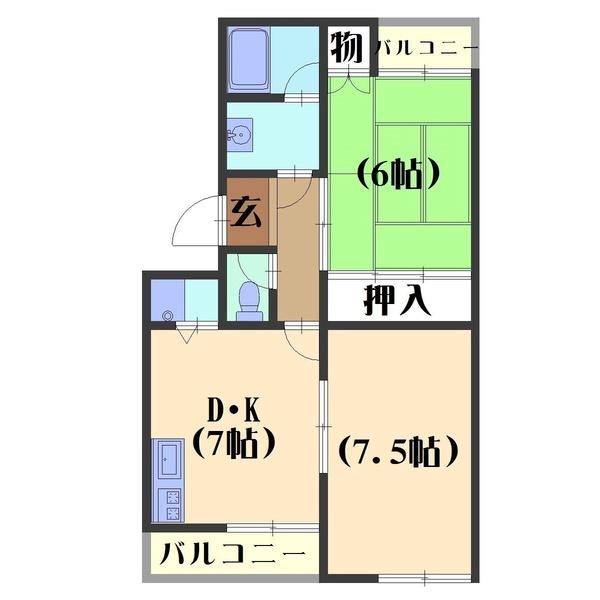 ベルエトワール（202） 間取り図画像