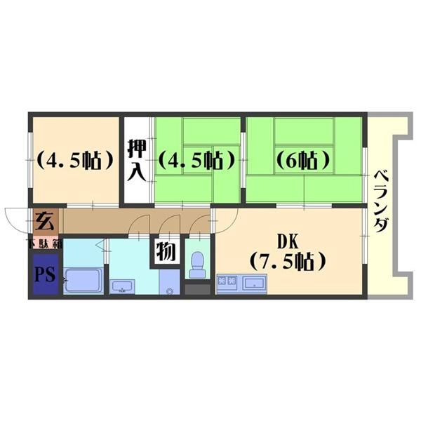  間取り図写真