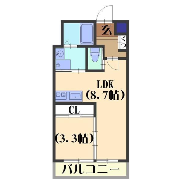 Clair京都桂川（305） 間取り図画像