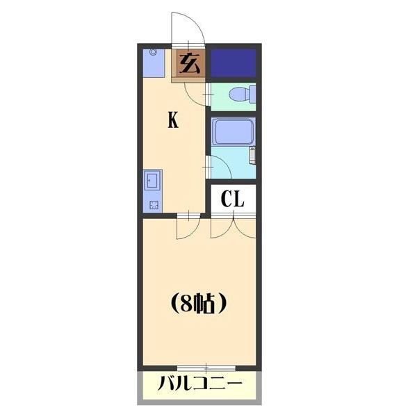 WEST POINT（102） 間取り図画像