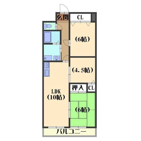 ラ・メゾン・ボヌール（706） 間取り図画像