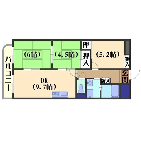 グランビア京都（503） 間取り図画像
