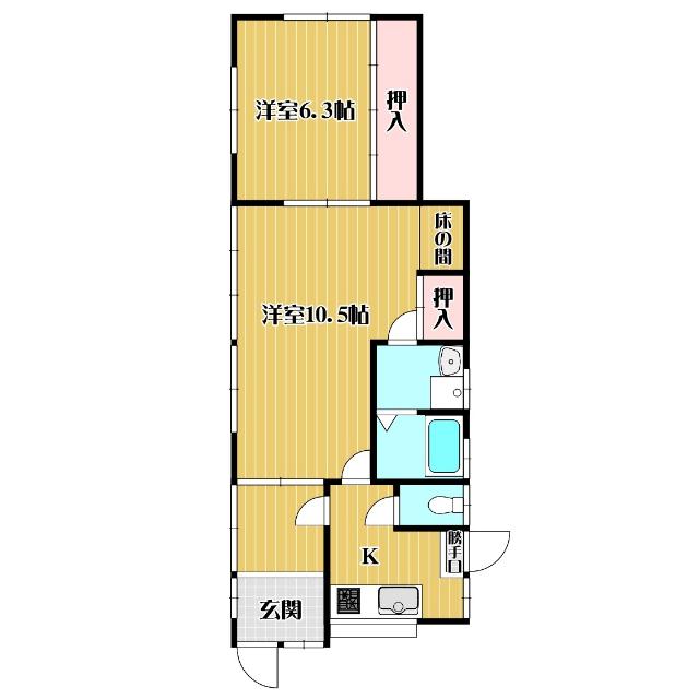 長岡二丁目(一戸建) 間取り図画像