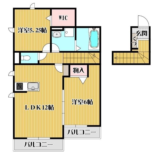 グレイス長岡京（202） 間取り図画像