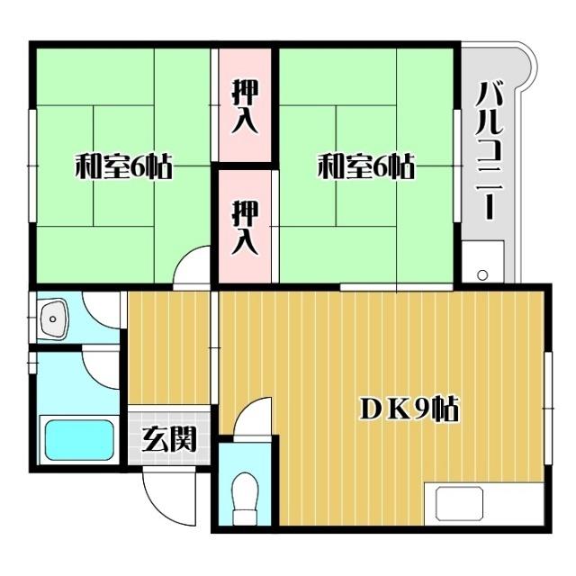 プリヴュイクシマ（201） 間取り図画像