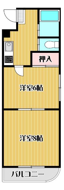ベルメゾン・アルヴェ（308） 間取り図画像