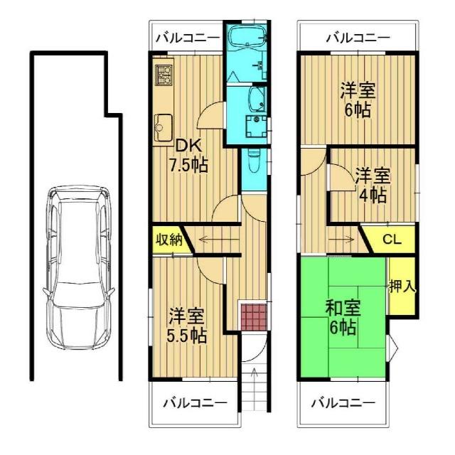  間取り図写真