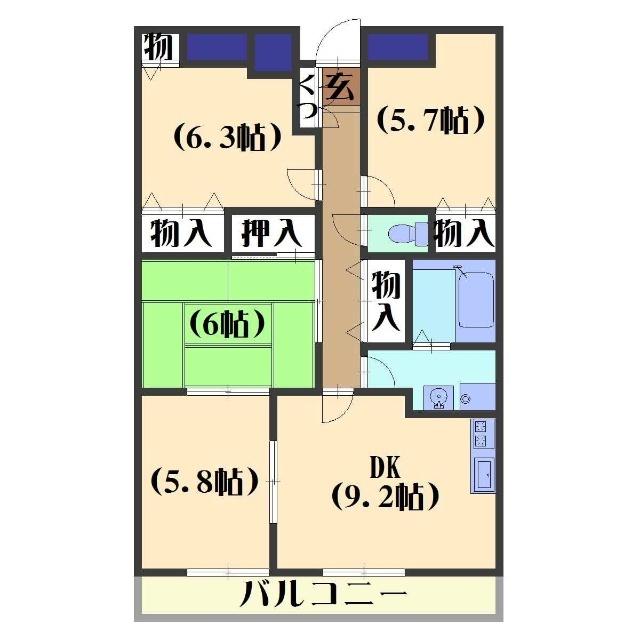  間取り図写真