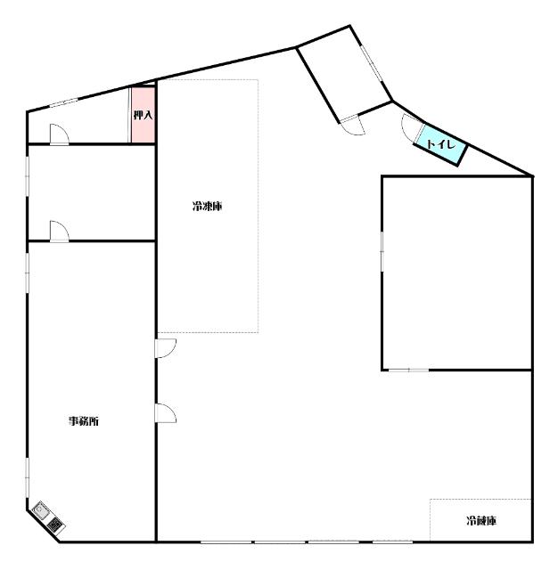 倉庫　梅ケ畑畑ノ下町 間取り図画像