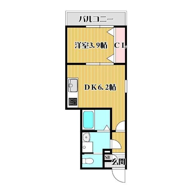 ARCA桂川（405） 間取り図画像