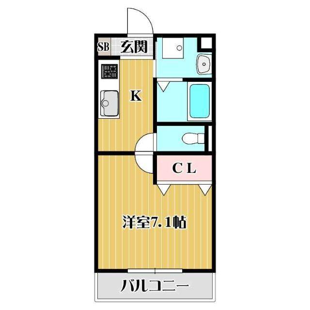 グランヒル長岡京（101） 間取り図画像