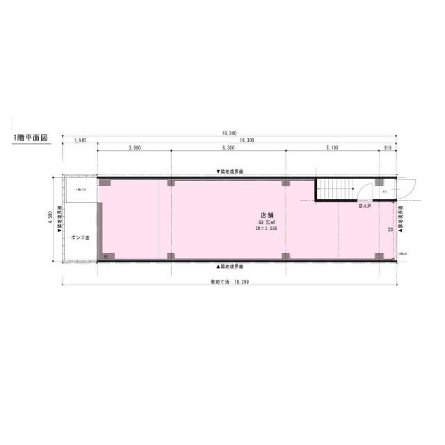 テナント　渡辺ビル（1F） 間取り図画像