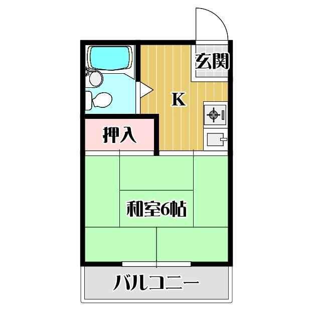 メゾンフリスコ（403） 間取り図画像
