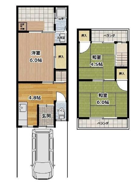  間取り図写真