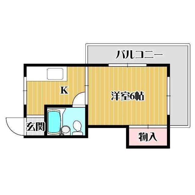サンハイツ神足（305） 間取り図画像