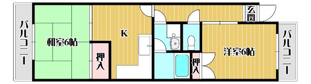 長岡中央第一ビル（207） 間取り図画像