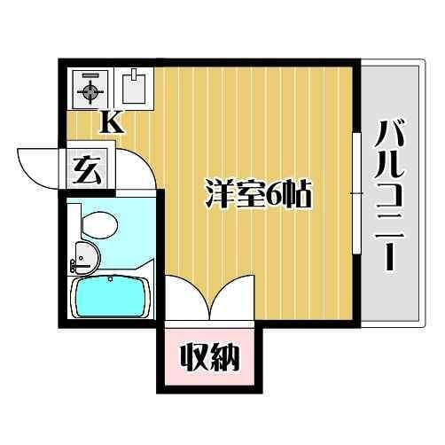 グリーンハイツ山崎（203） 間取り図画像