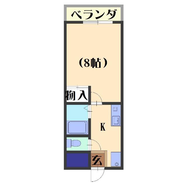 フレンドシップ（202） 間取り図画像