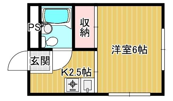 鈴木マンション（304） 間取り図画像