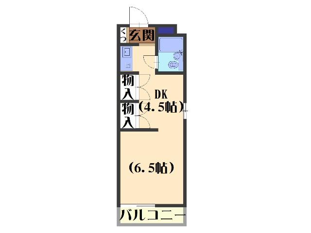 コーポ藤井（401） 間取り図画像