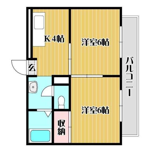ハイツイースト（301） 間取り図画像