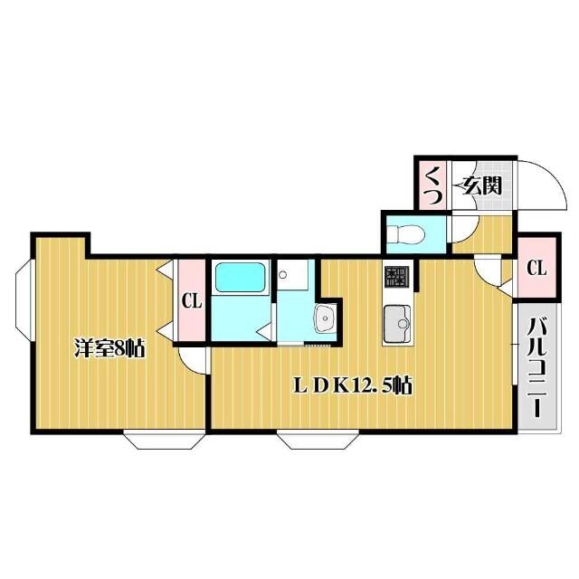 ロイヤルハイツJUDY（302） 間取り図画像