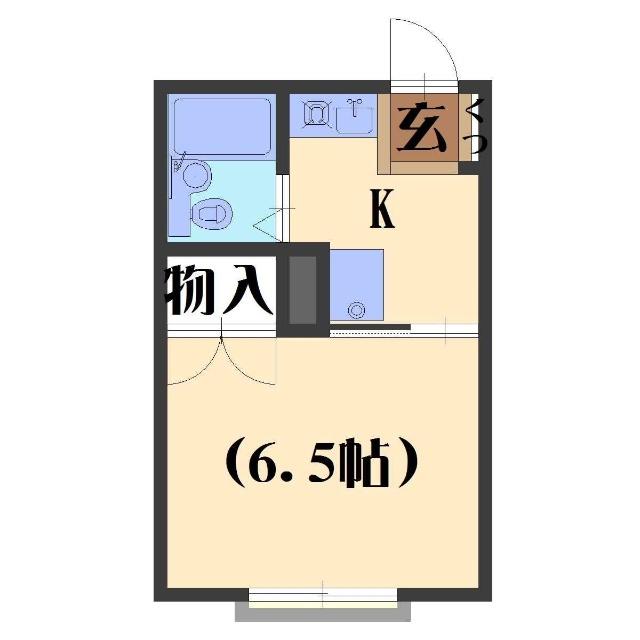 サンヴィエール長岡（206） 間取り図画像
