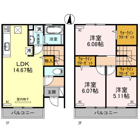 ガーデン善峯道（102） 間取り図画像