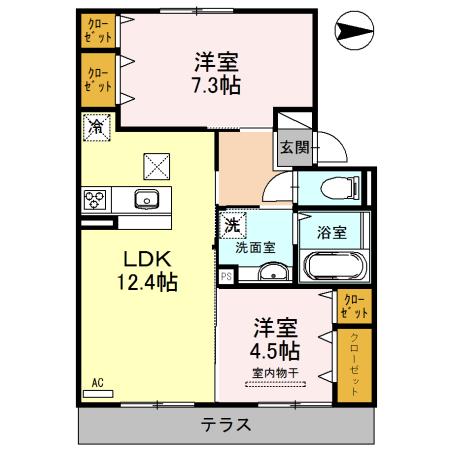 ウチカイト（102） 間取り図画像