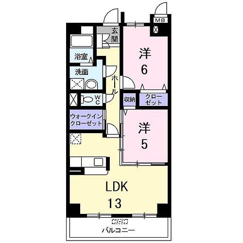 ロイヤルメドウ（310） 間取り図画像
