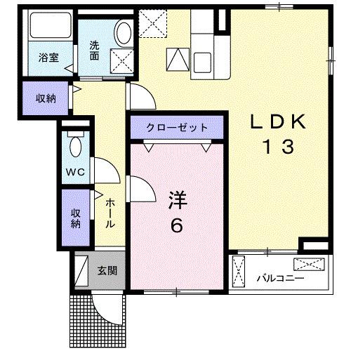 Ｎｏｕｒｉｓｈ　Ｃｏｓｉｙｏ（107） 間取り図画像