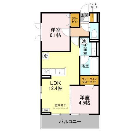 ノースガーデンM（305） 間取り図画像