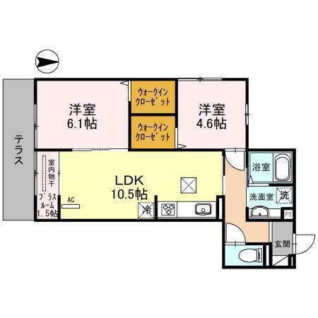 cercle de famille（103） 間取り図画像