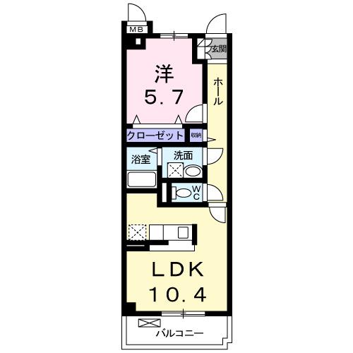 ラ・ボンボニエール（307） 間取り図画像