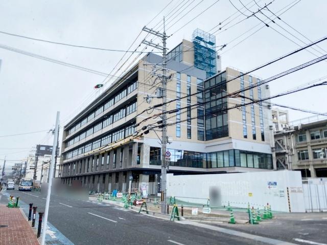 長岡京市役所：275m