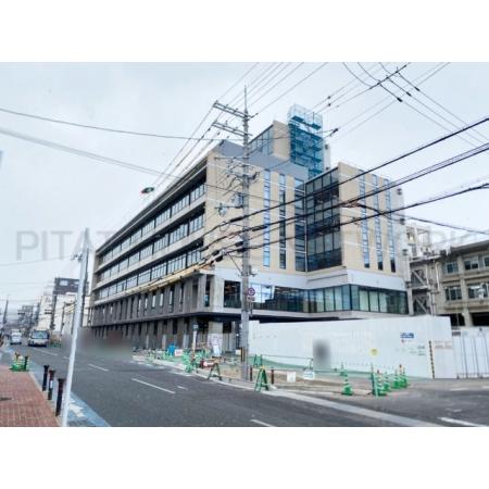 長岡京市役所：376m