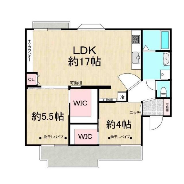 エクセル渋川 間取り図画像