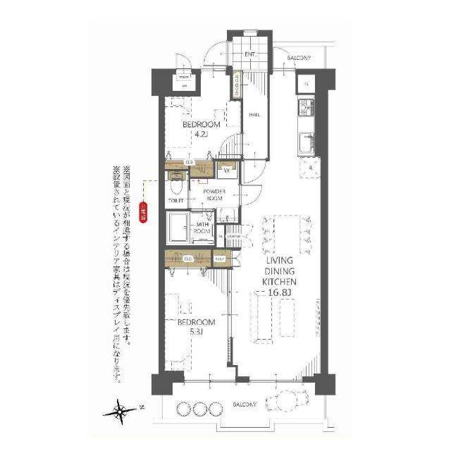 サンレスポアール 間取り図画像