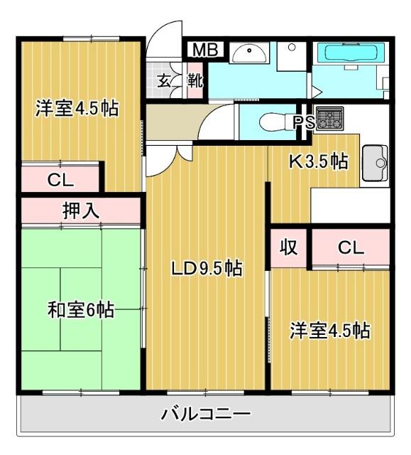 アルス神戸ハーバースクエア 間取り図画像