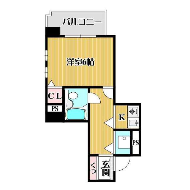 ライオンズマンション東洞院　収益 間取り図画像