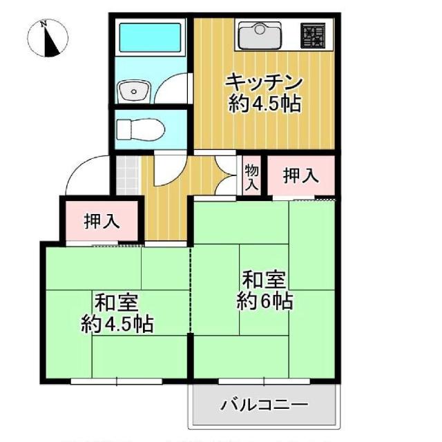 収益　マンション水無瀬 間取り図画像