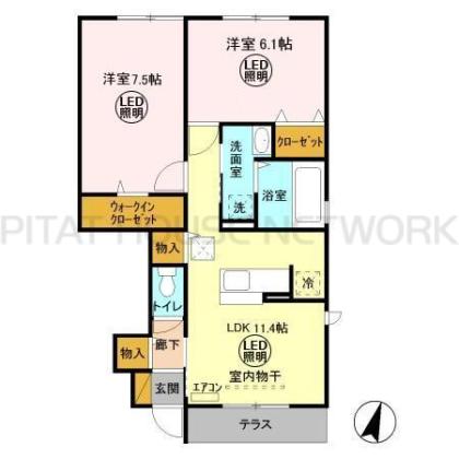  間取り図写真