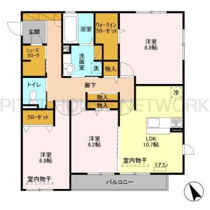  間取り図写真