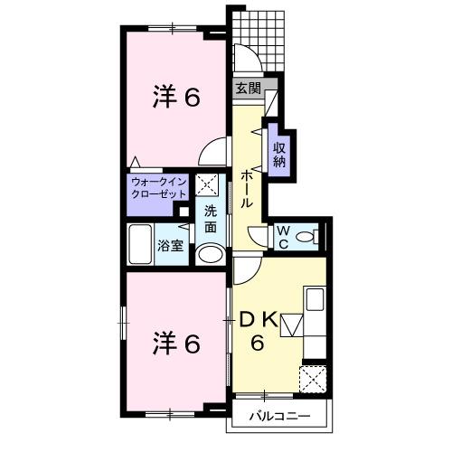 ウィンドミル（102） 間取り図画像