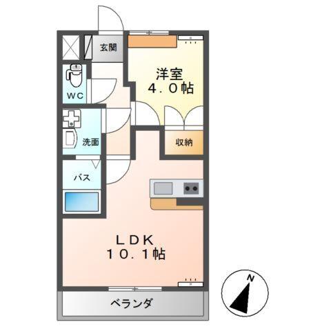 ヒール・コート 間取り図画像