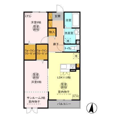  間取り図写真